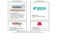 Tablet Screenshot of buhler.com